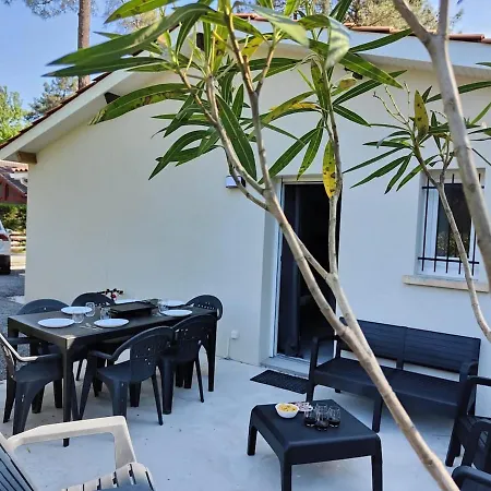 度假居 Maison Climatisee Proche Arcachon 居让梅斯特拉